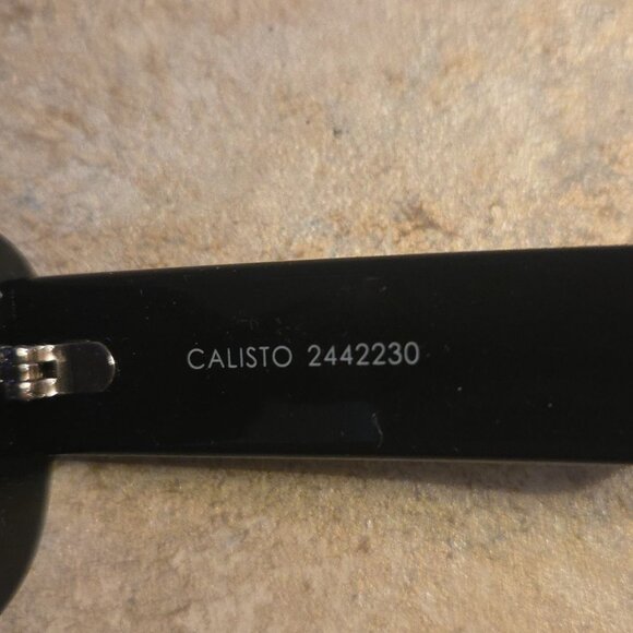 NEW Aire Sunglasses Calisto Black Rectangle Frame Trendy with Bag Cat Eye main image 3
